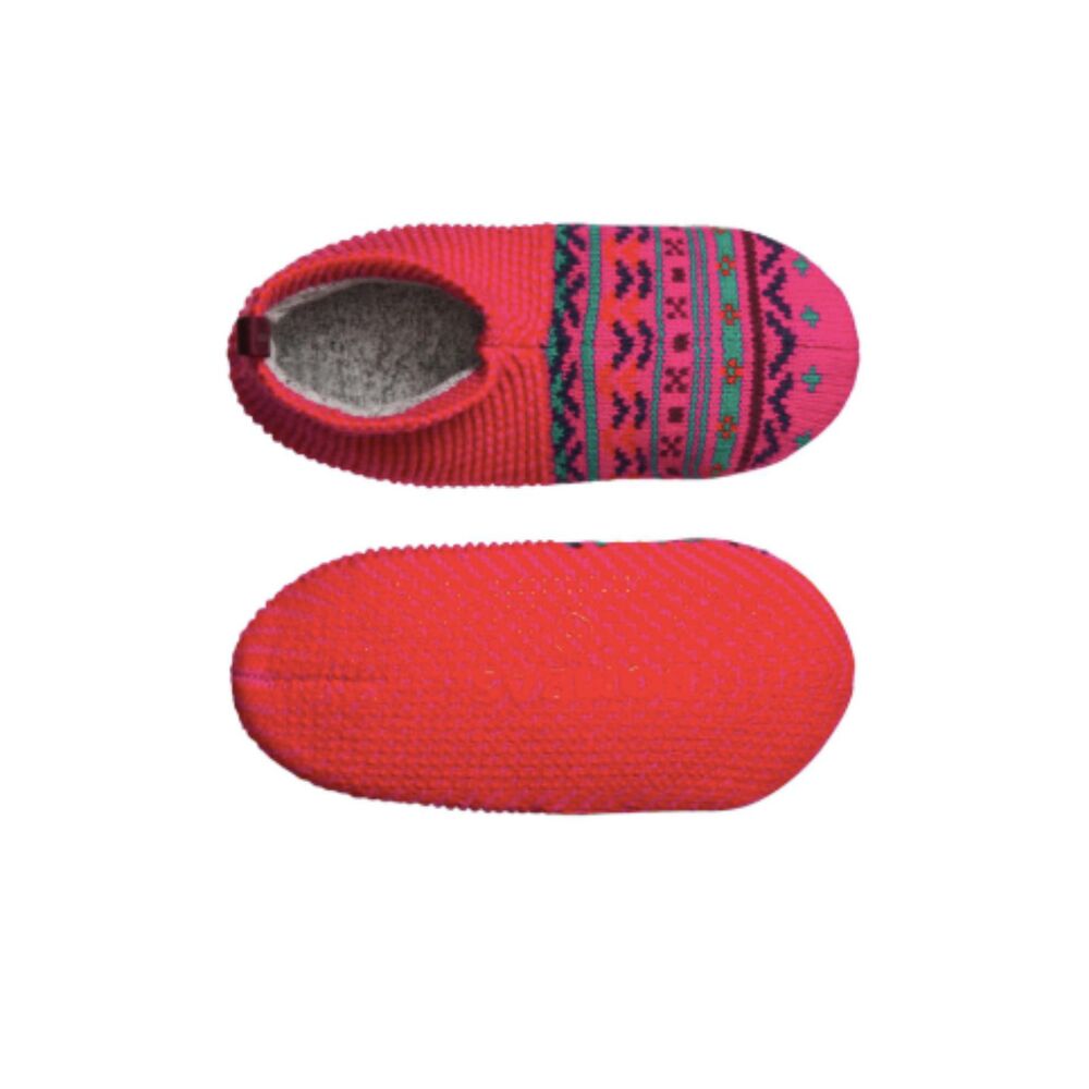 Bombas Gripper Slippers Bright Pink Size Small New Cozy